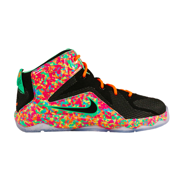 Кроссовки Nike LeBron 12 GS 'Cereal', черный