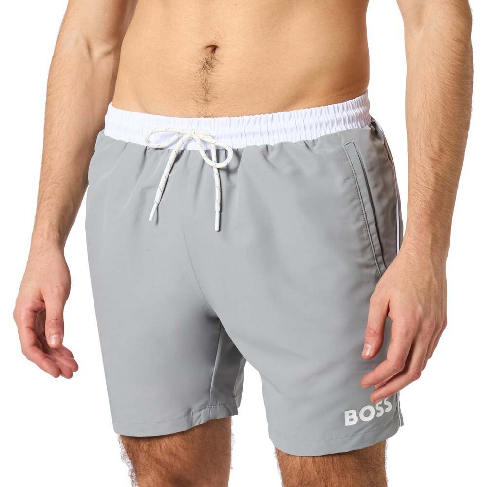 

Шорты для плавания BOSS Starfish 10259586 Swimming Shorts, серый