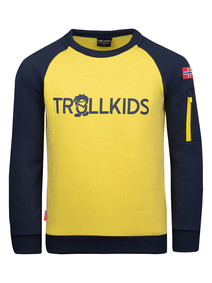 

Толстовка Trollkids Sandefjord, желтый
