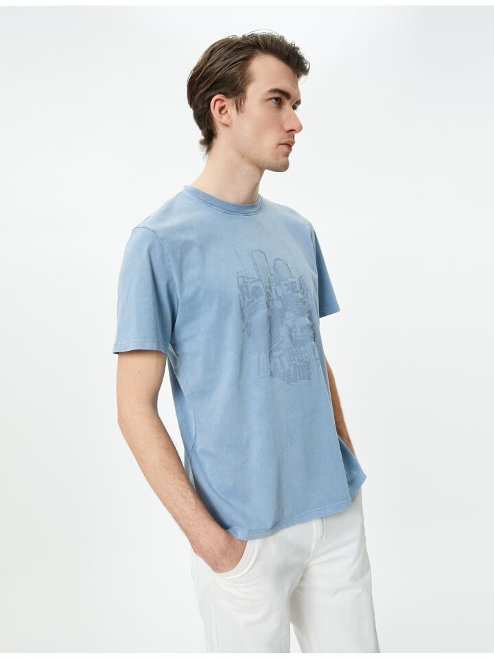 

Футболка KOTON T shirt, синий