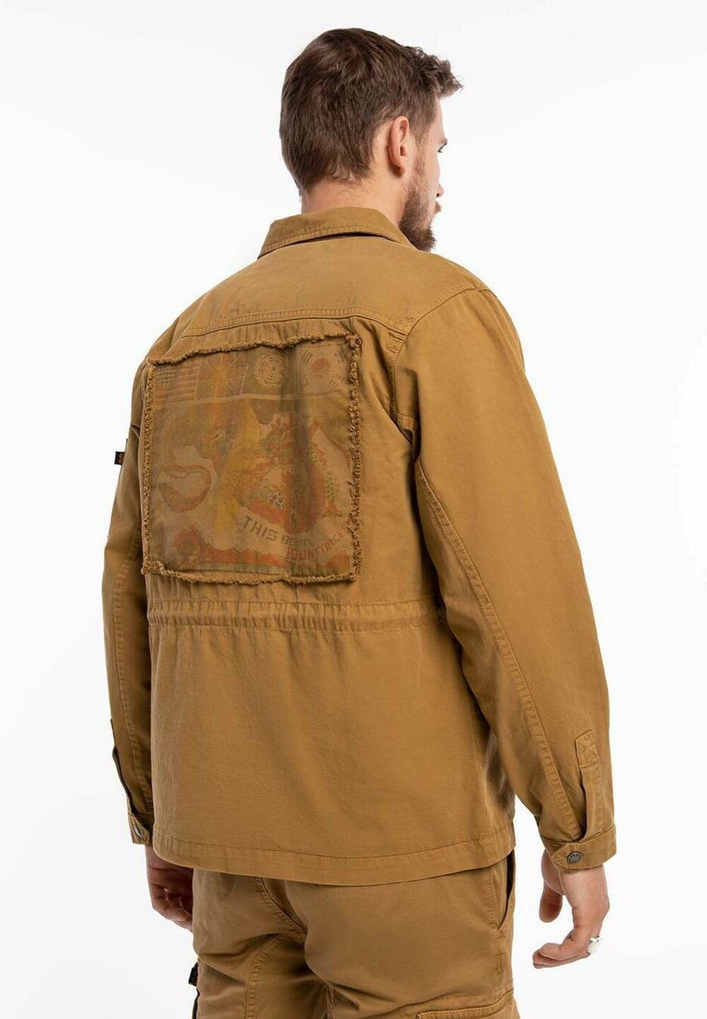 

Джинсовая куртка Alpha Industries, коричневый