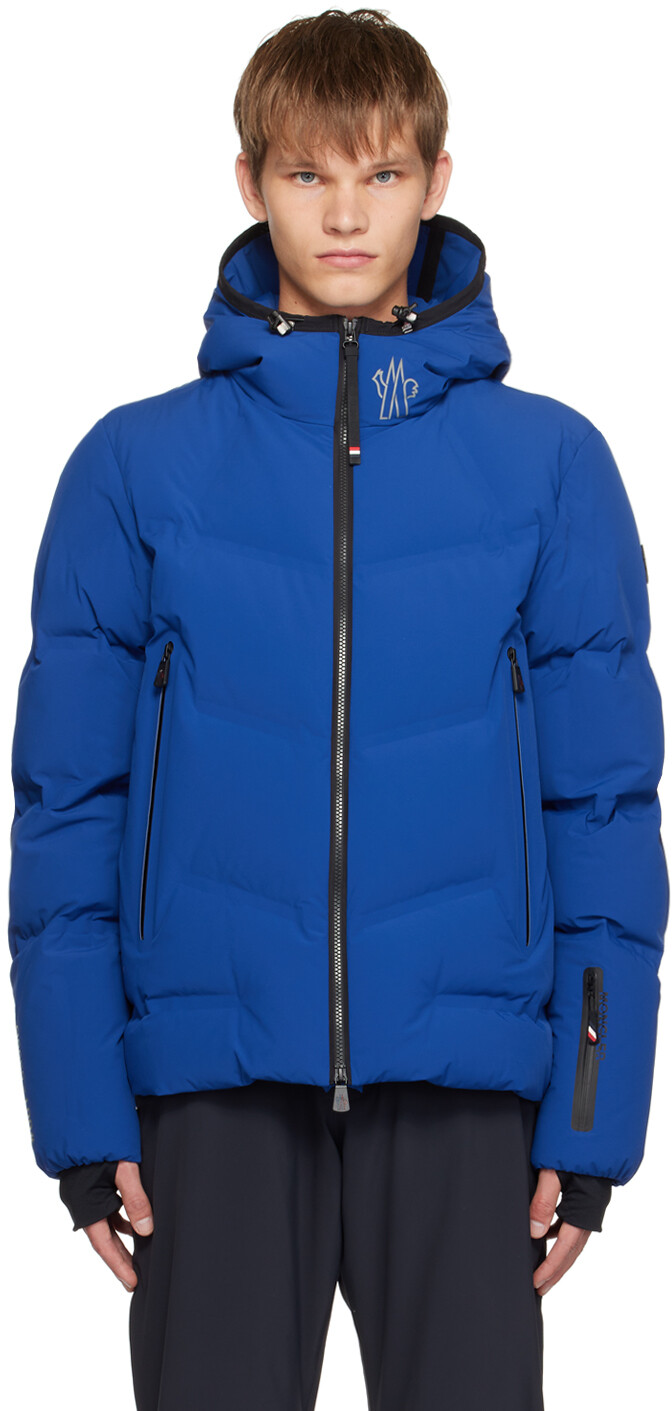 

Moncler Grenoble Синий Пуховик Arcesaz