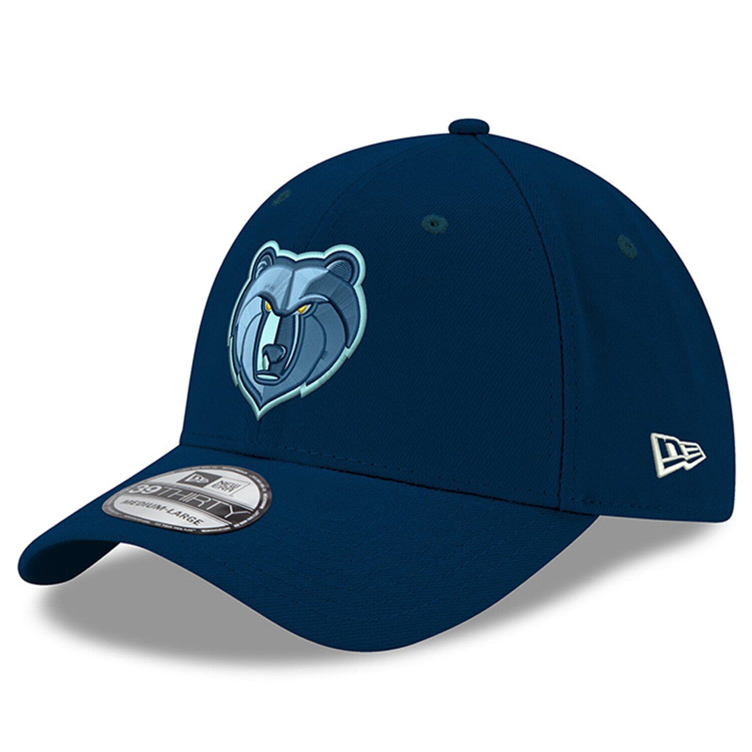 

Мужская кепка New Era Navy Memphis Grizzlies с новым логотипом Team Classic 39THIRTY Flex Hat