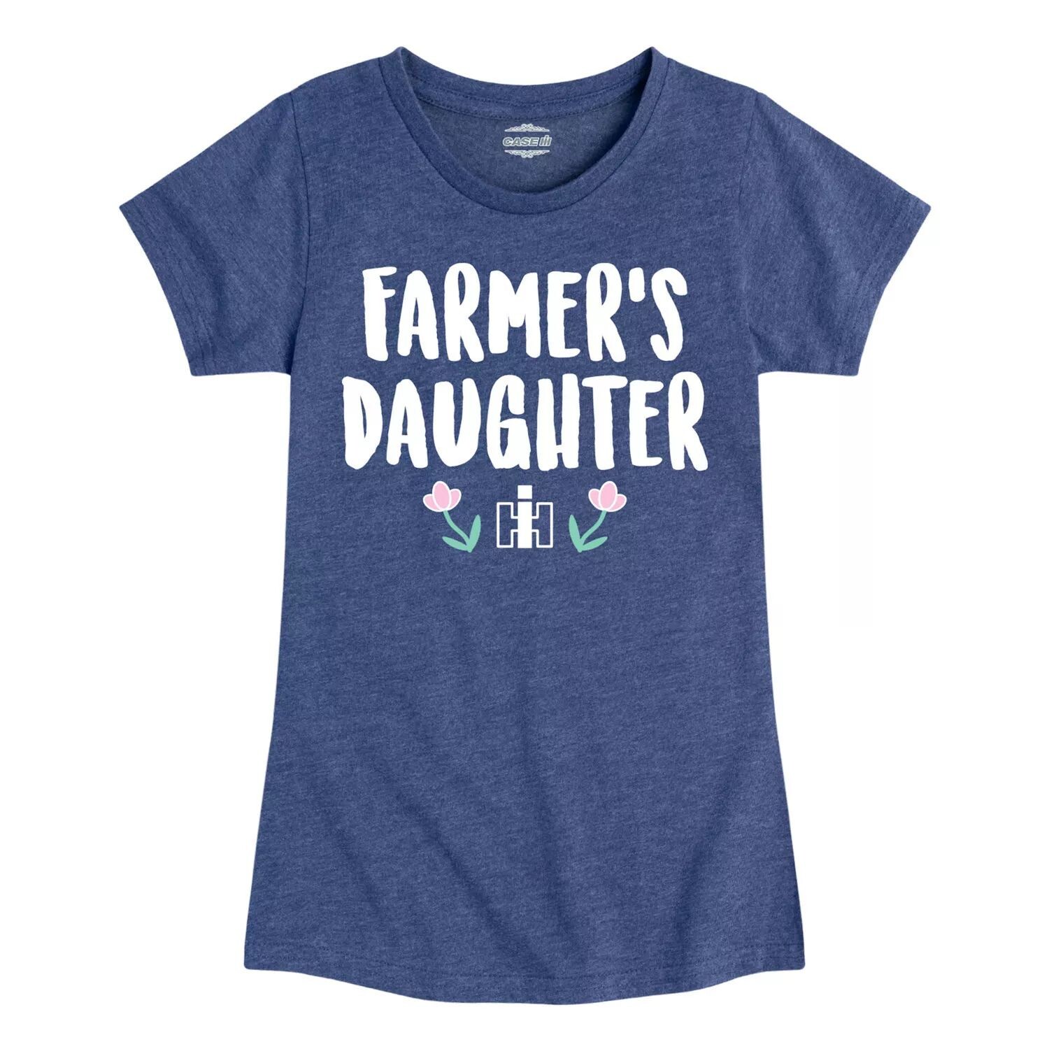 

Футболка Case IH Farmers Daughter для девочек 7–16 лет с графическим рисунком Licensed Character, синий