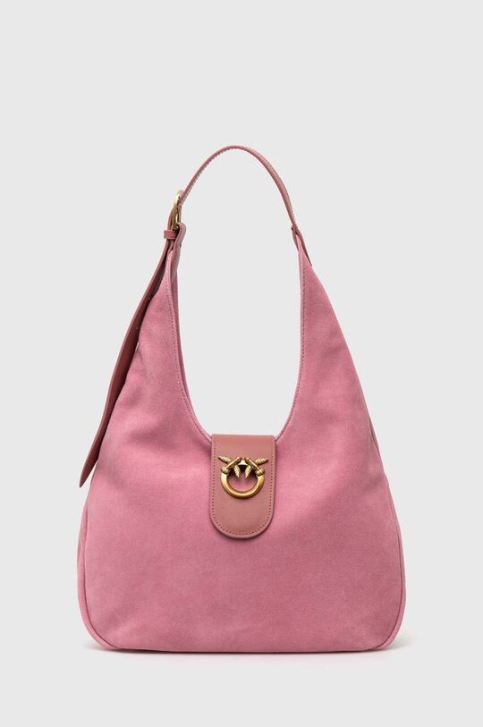

Замшевая сумочка Pinko, розовый