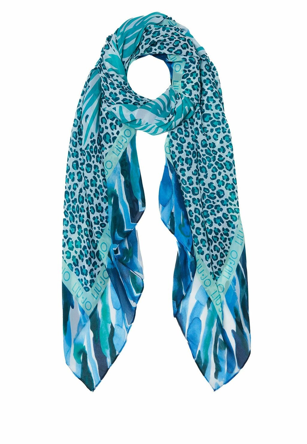 

Шарф ANIMAL Liu Jo Jeans, цвет green