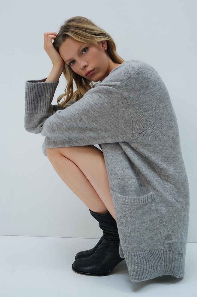 

Кардиган оверсайз H&M, серый