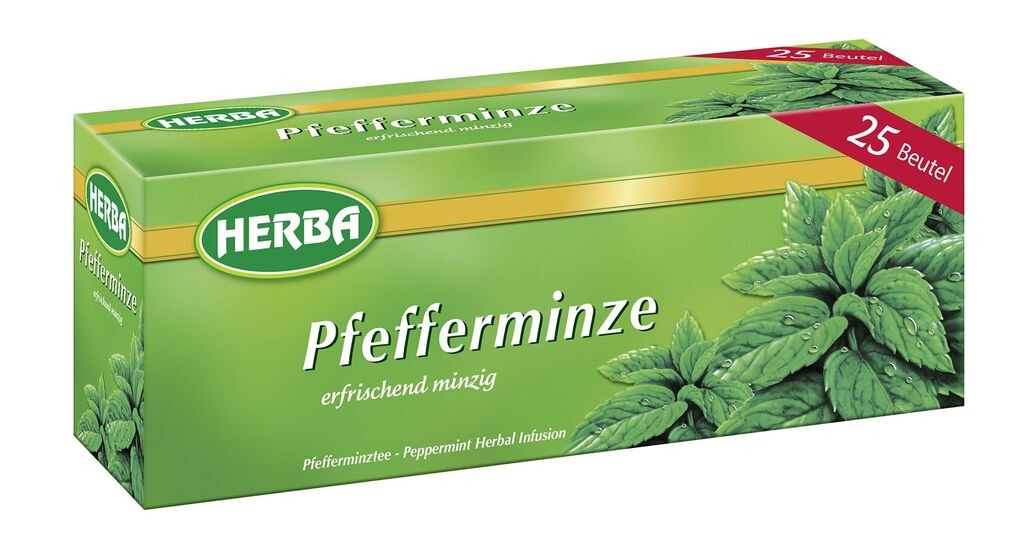 

Чай Herba Peppermint освежающий мятно-мятный 25 пакетиков 37г Teekanne
