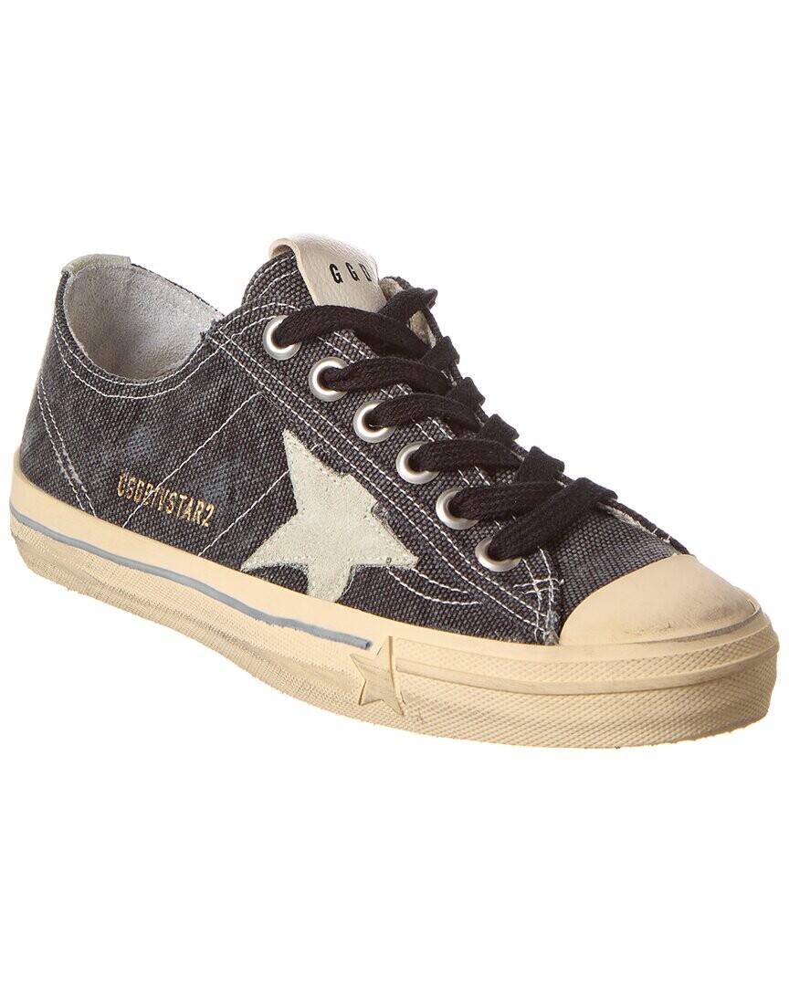 

Холщовые кроссовки Golden Goose Vstar2, черный