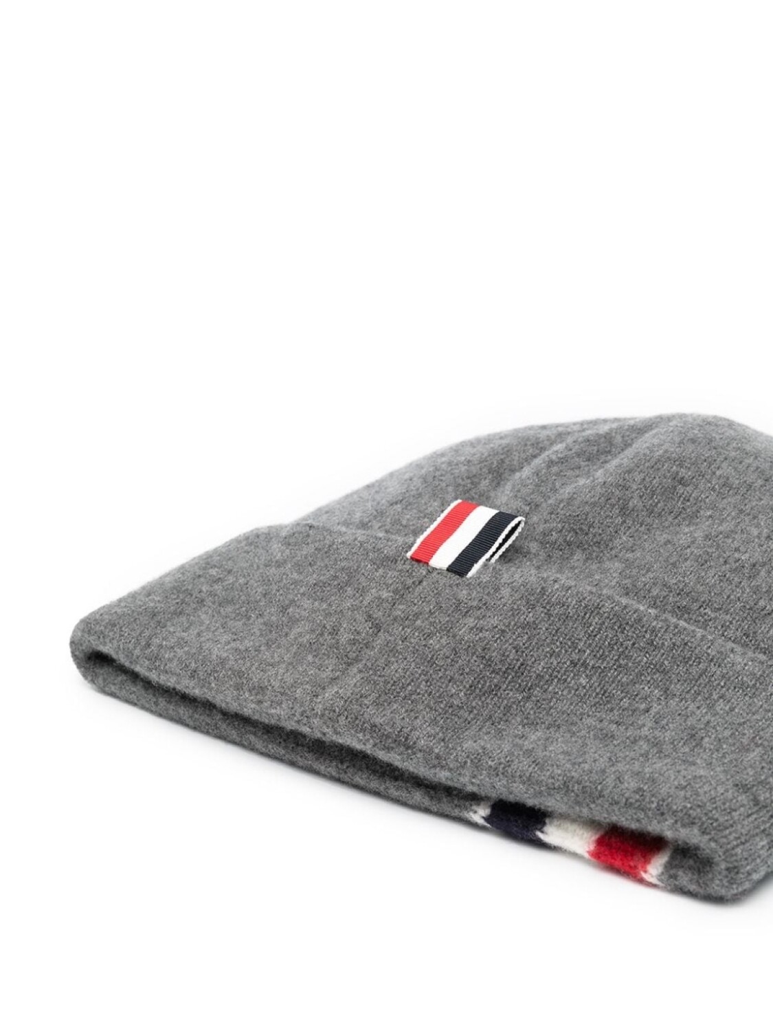 

Thom Browne шапка бини с полосками, серый