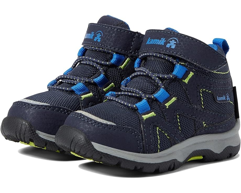 

Походные ботинки Kamik Trek, цвет Navy/Lime