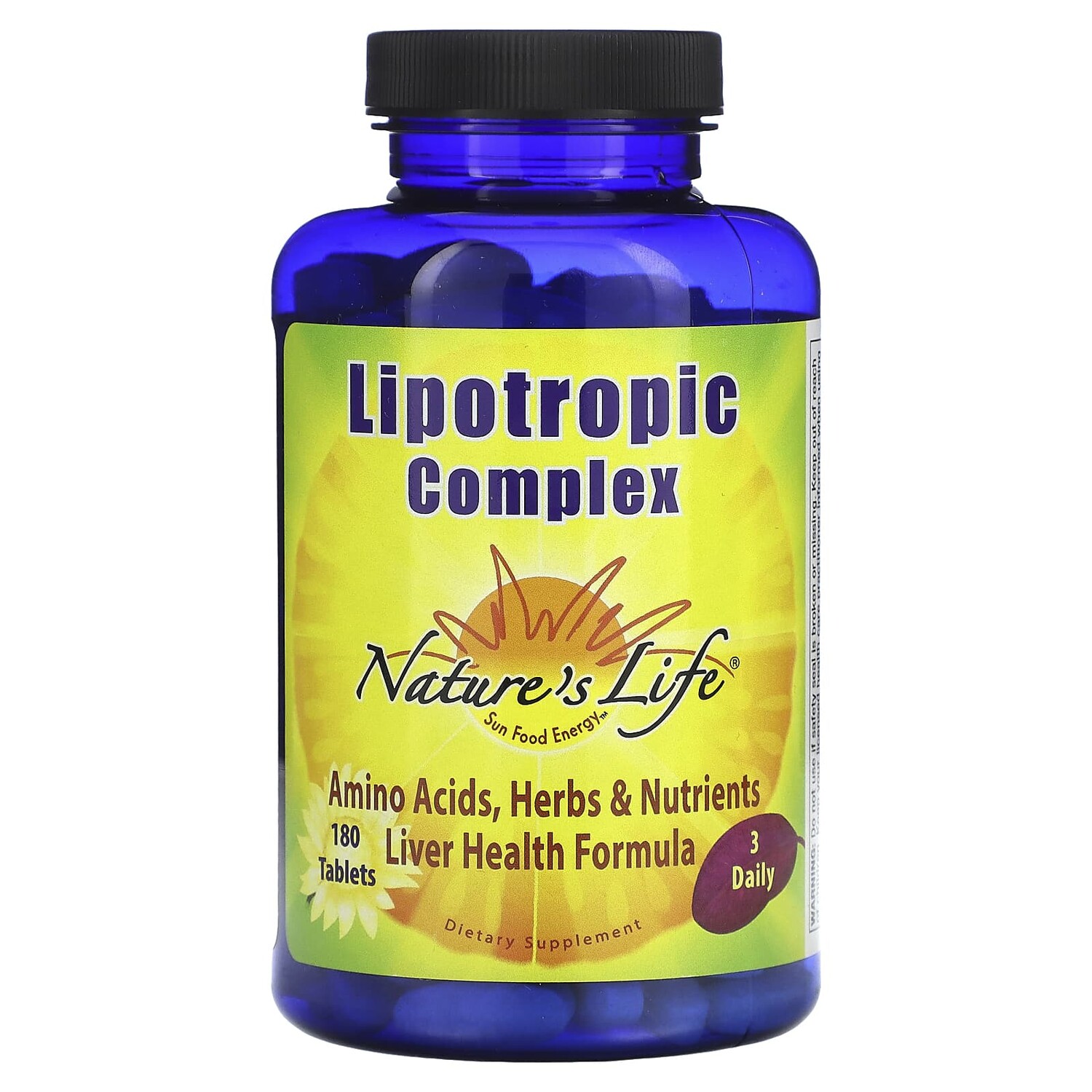 

Lipotropic Complex, 180 таблеток, Nature's Life