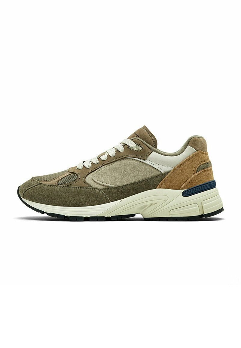 

Низкие кроссовки КОНТРАСТ Massimo Dutti, зеленый
