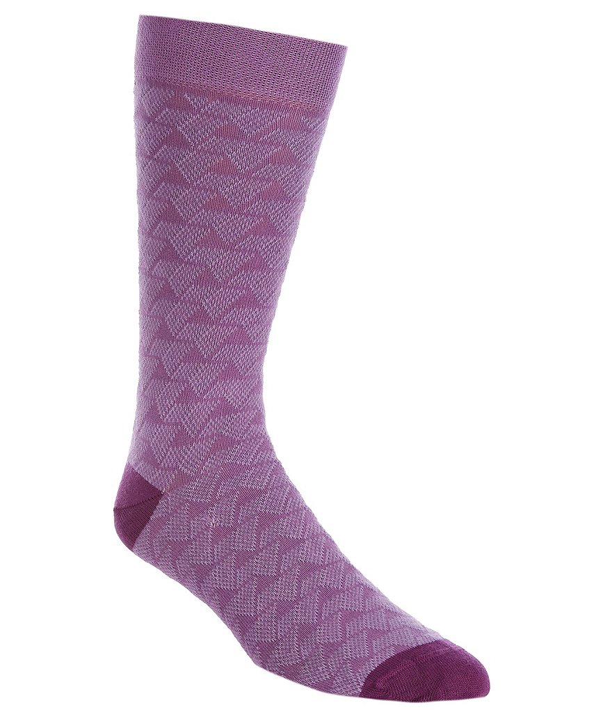 Классические носки до середины икры с рисунком Ted Baker London, фиолетовый