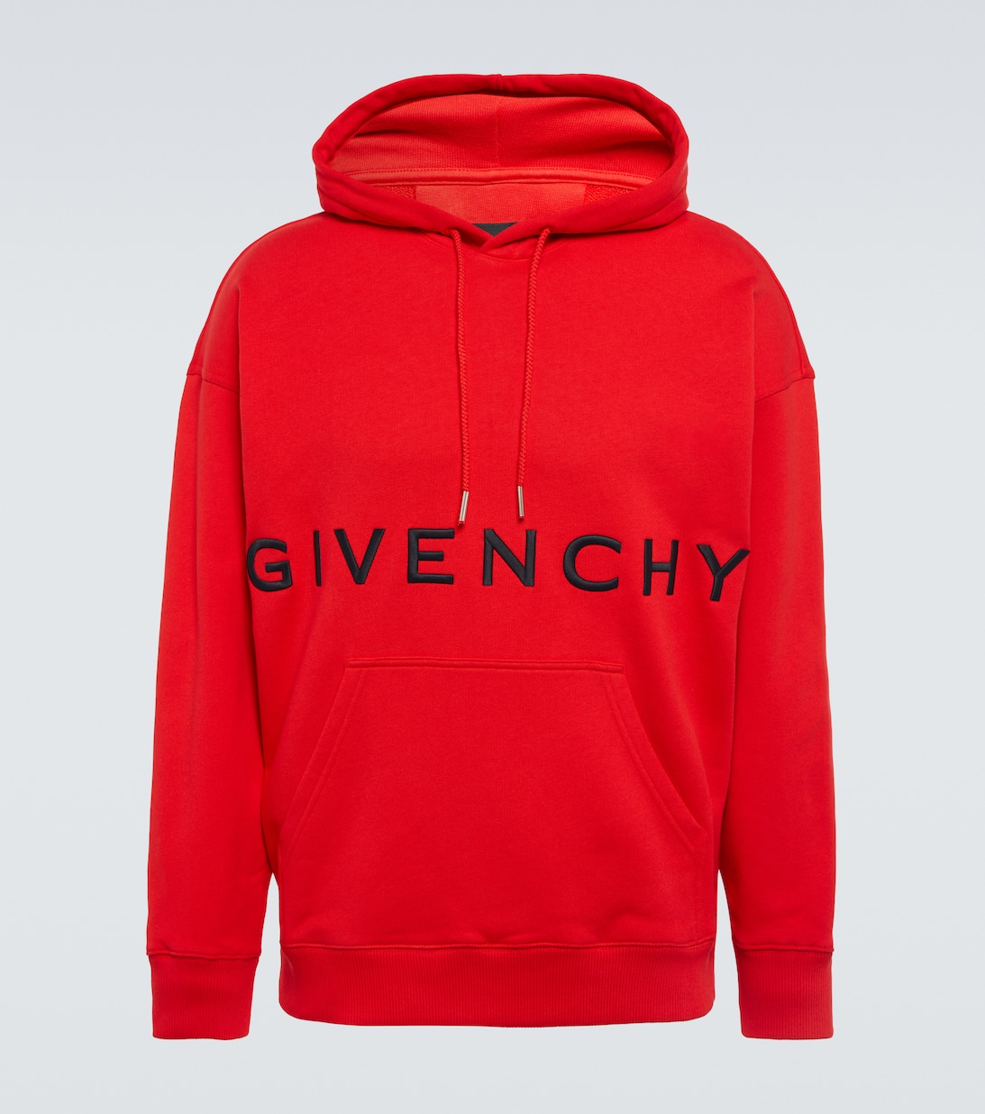 

Худи из хлопкового джерси с логотипом Givenchy, красный