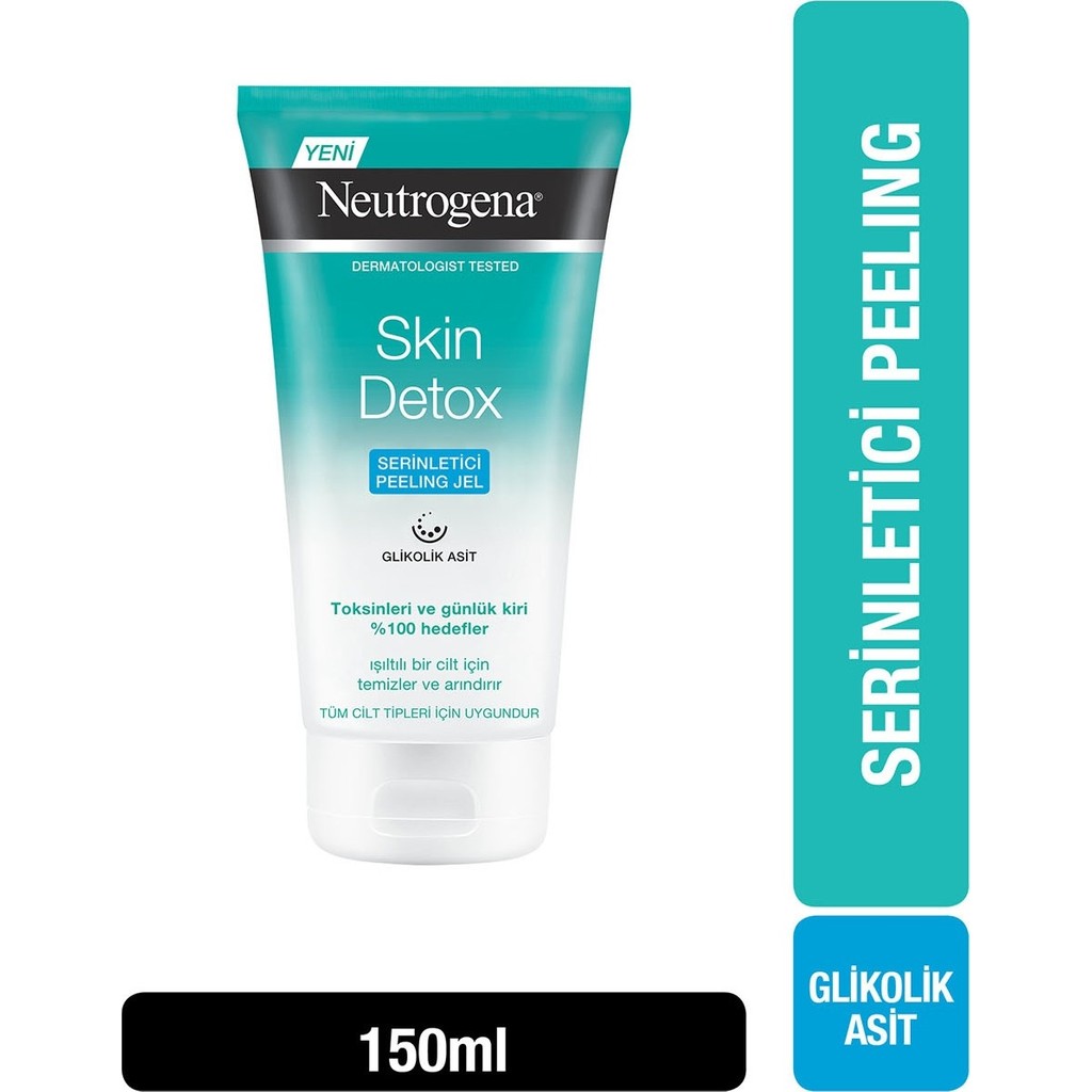 Освежающий гель-пилинг Neutrogena Skin Detox, 150 мл освежающий гель пилинг neutrogena skin detox 150 мл