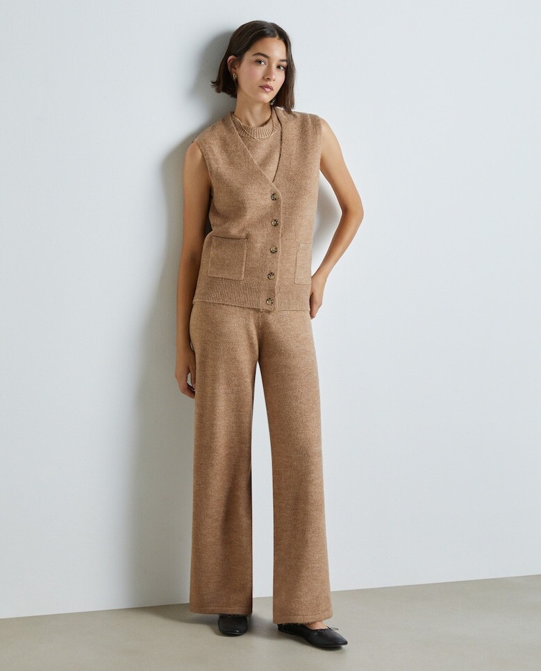 

Женские трикотажные брюки багилья Easy Wear, коричневый