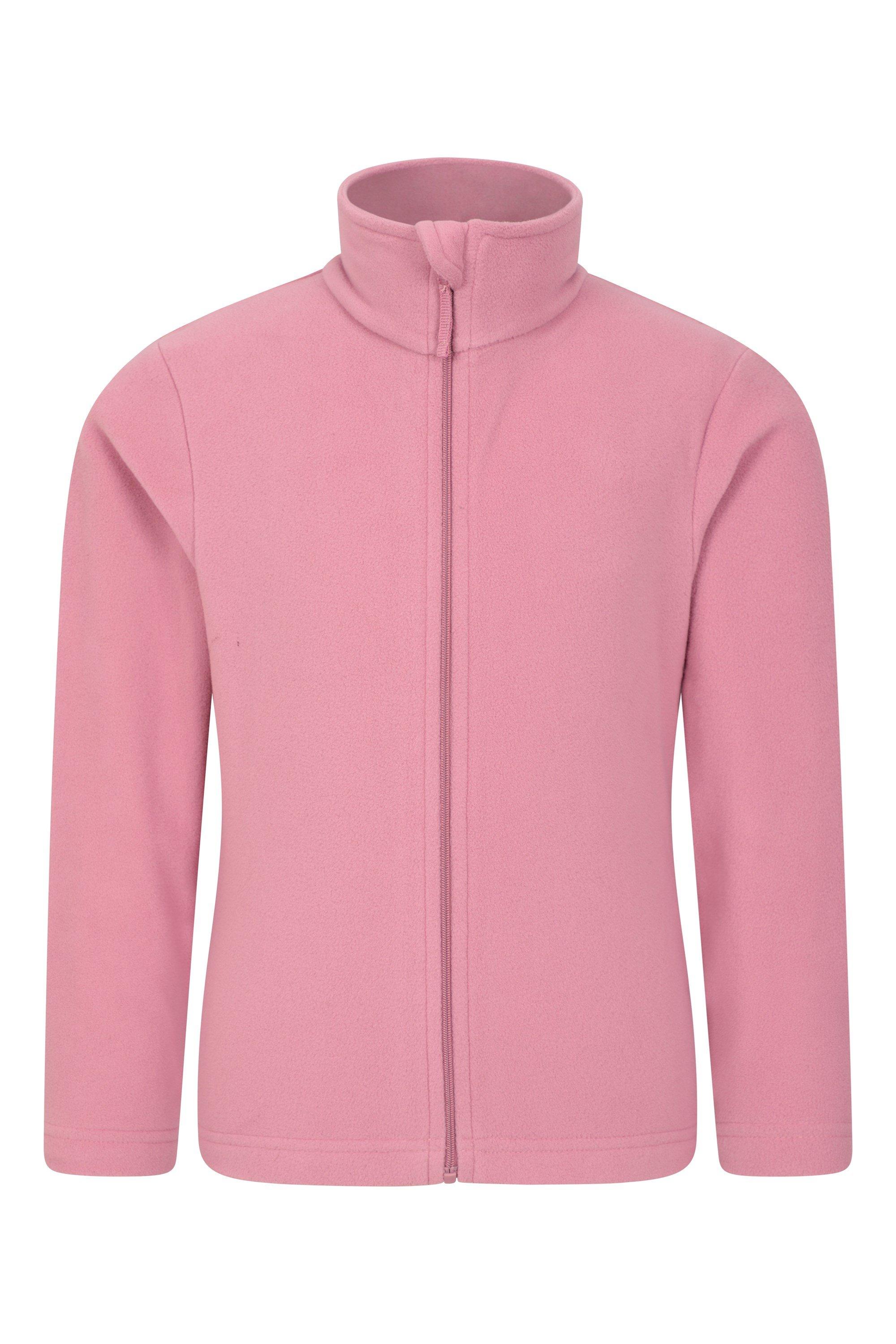цена Флисовая куртка с полной молнией Camber 2, теплый джемпер с защитой от таблеток Mountain Warehouse, розовый