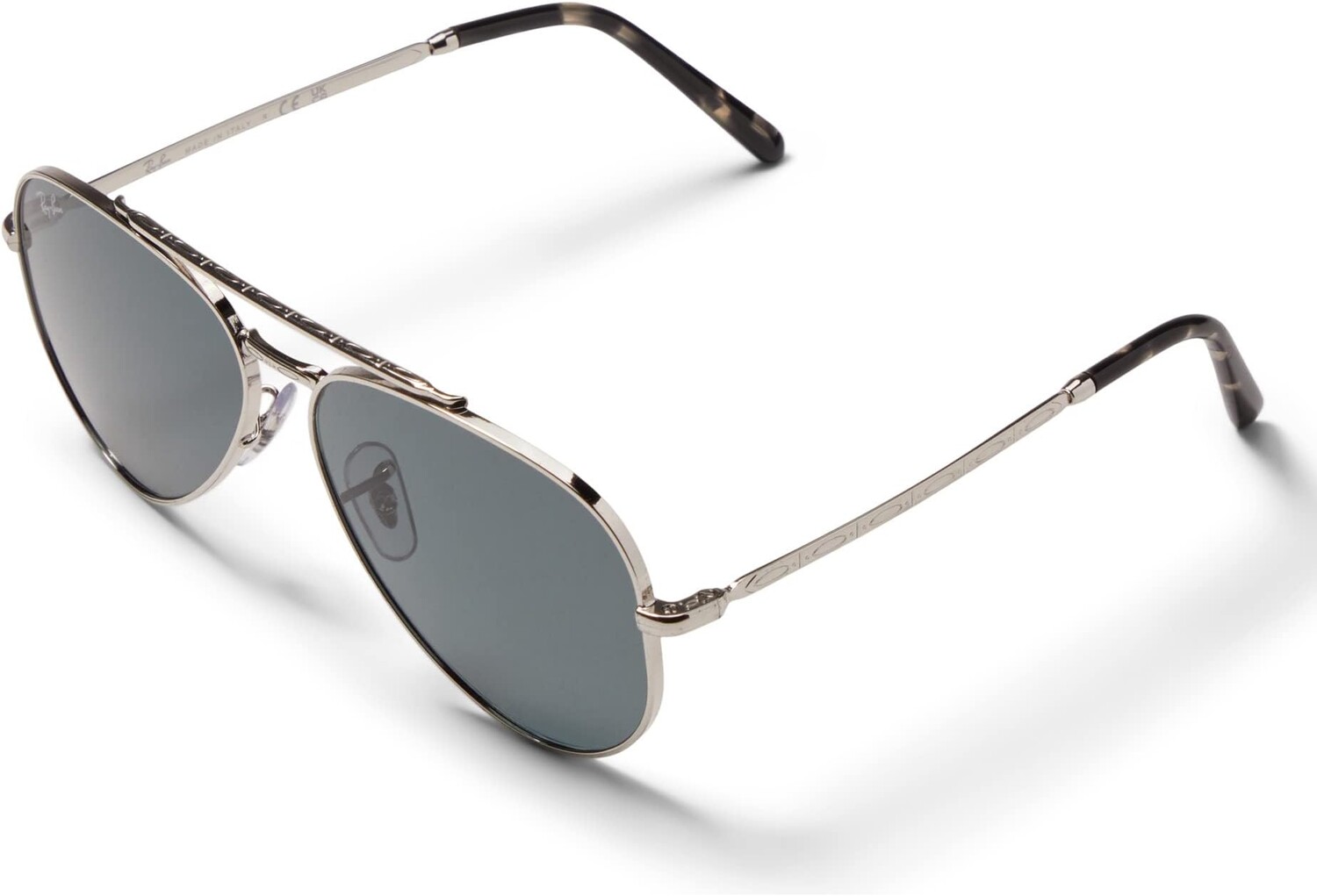 

Солнцезащитные очки 58 mm 0RB3625 New Aviator Ray-Ban, цвет Silver/Blue