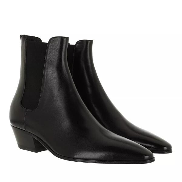 

Сапоги vassily 60 boots leather Saint Laurent, черный