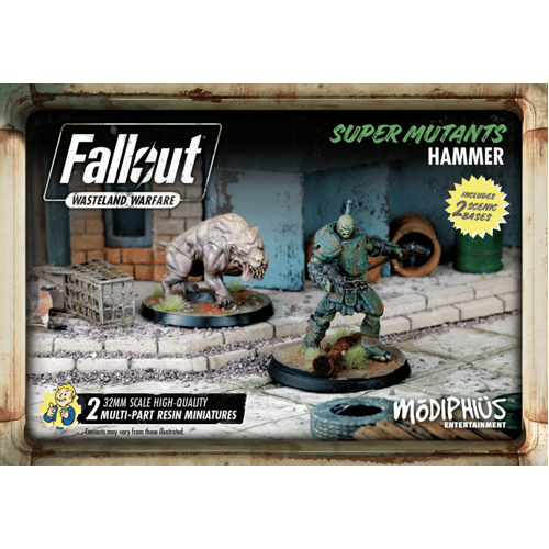 Фигурки Fallout: Wasteland Warfare- Super Mutants Modiphius набор миниатюр супермутанты тень super mutants nightkin масштаб 32 мм fallout война в пустоши fallout wasteland warfare непокрашенные