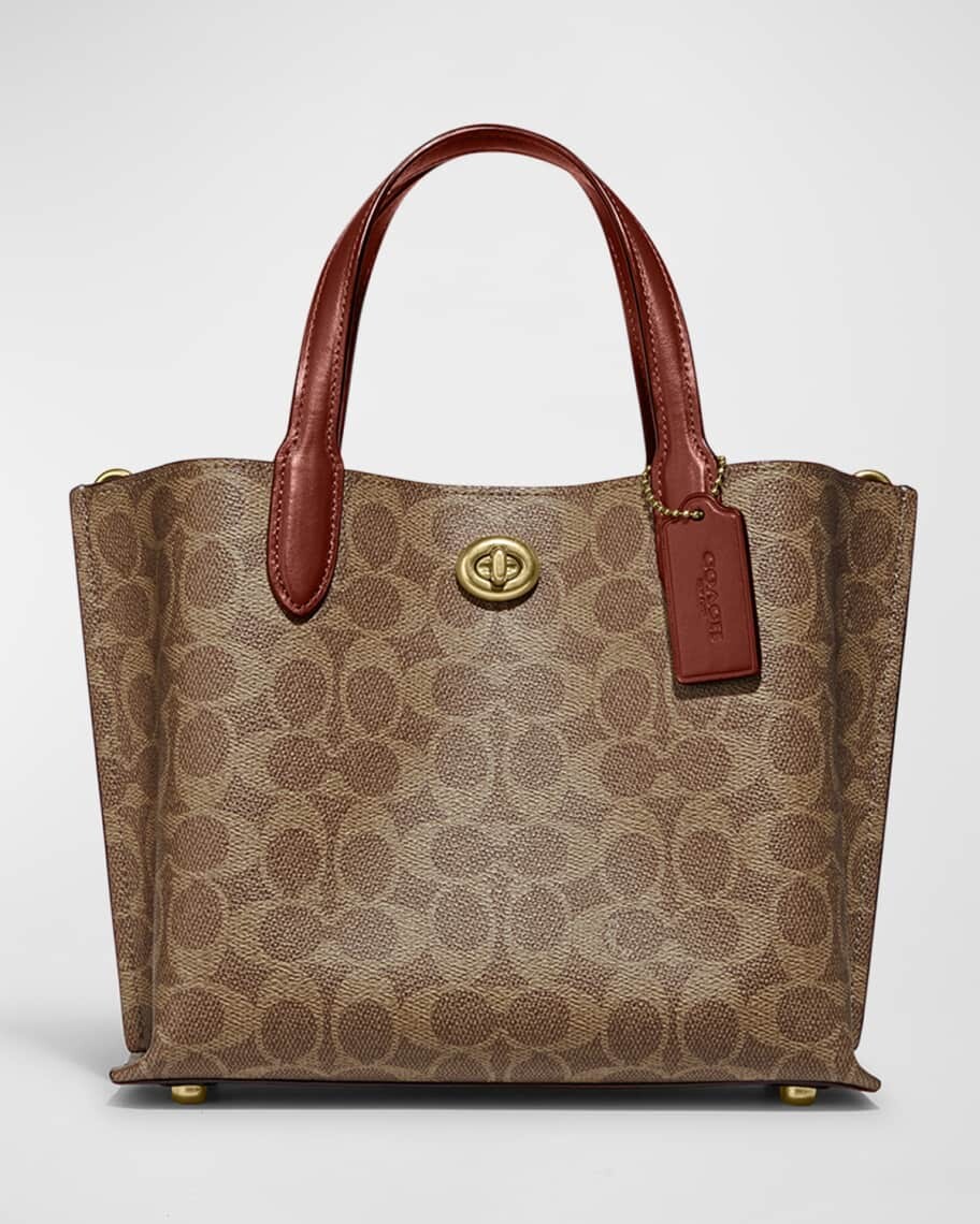 

Сумка-тоут из канваса с монограммой Willow Coach