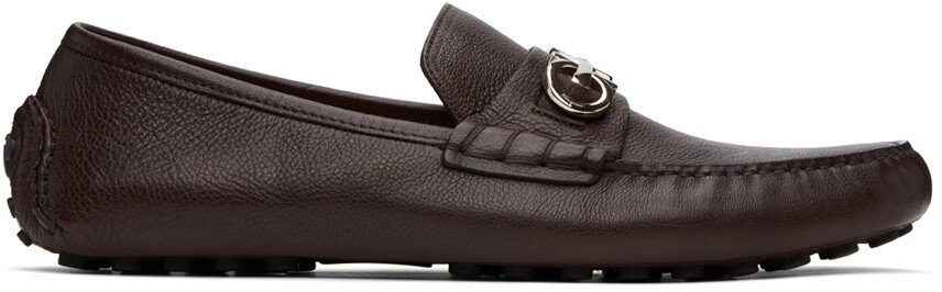 

Коричневые лоферы для водителей Ferragamo, Коричневый, Коричневые лоферы для водителей Ferragamo