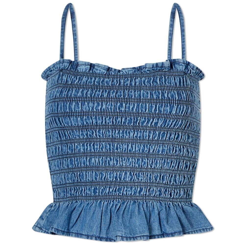 

Isabel Marant Étoile Daline Дымчатый топ