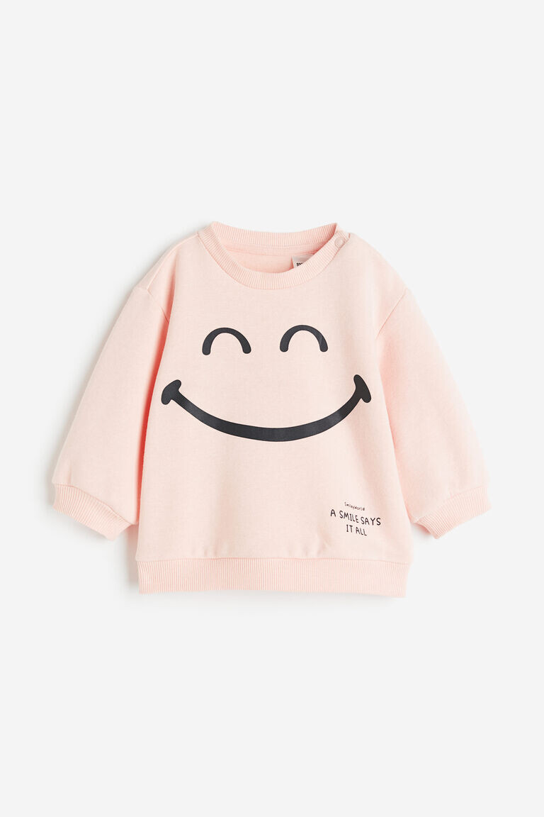 

Толстовка с принтом H&M, розовый