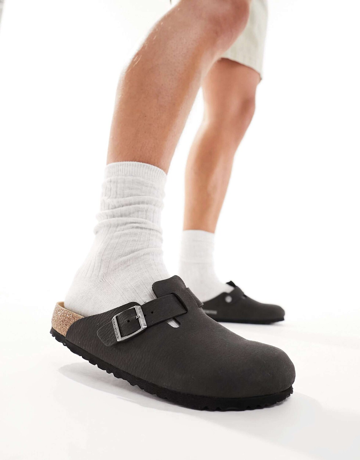 

Черные сабо Birkenstock Vegan Boston