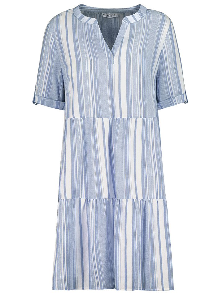 Платье Fresh Made, цвет Hellblau/Weiß
