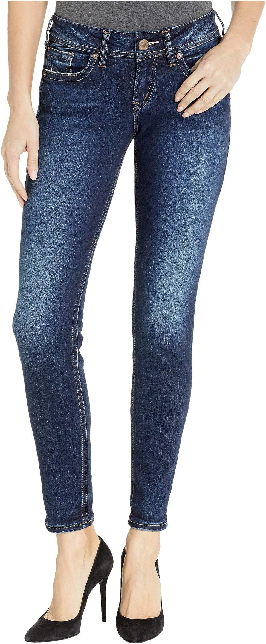 

Джинсы Suki Super Skinny Jeans in Indigo L93023SSX492 Silver Jeans Co., цвет Indigo