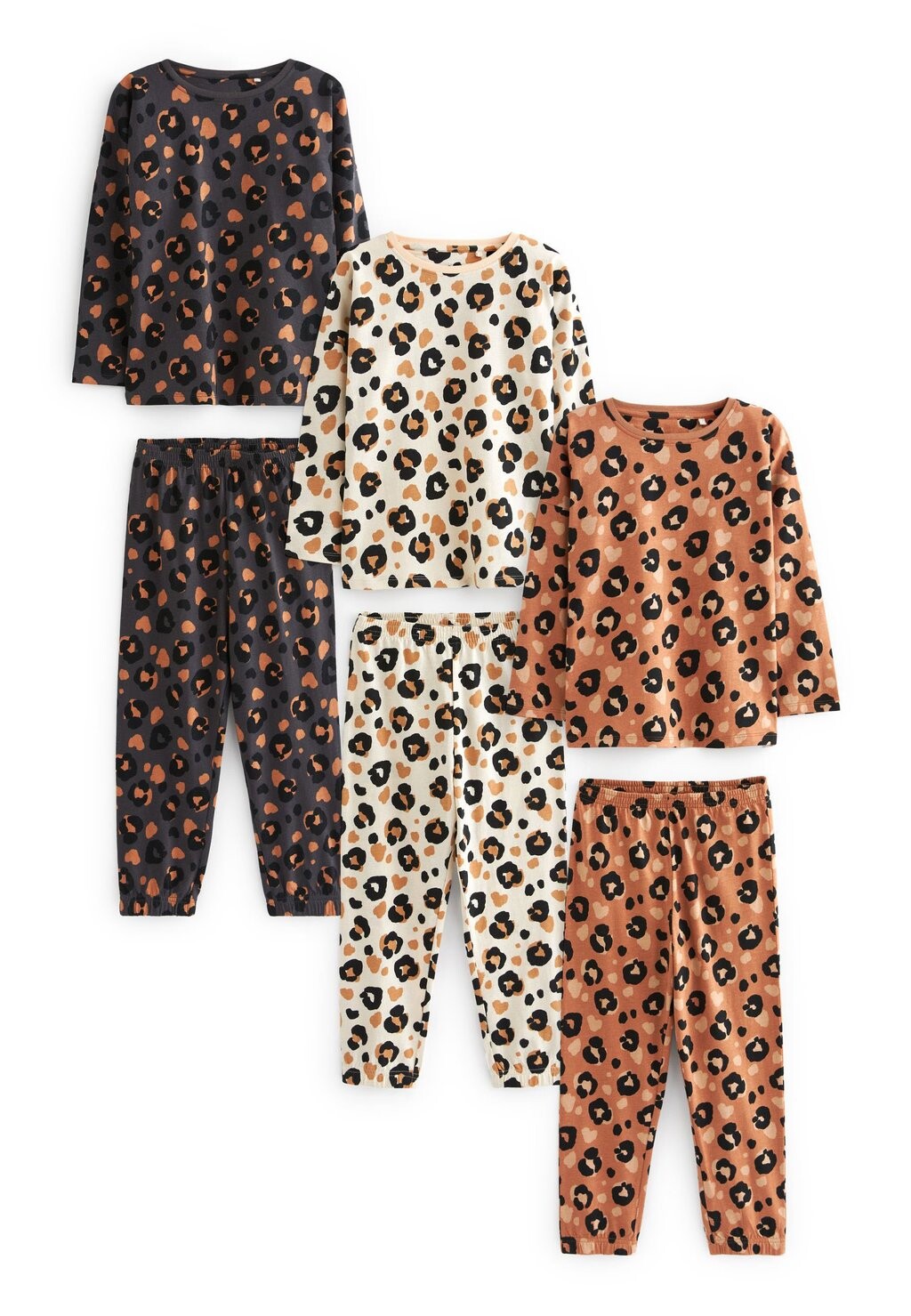 

Пижамы НАБОР JOGGER 3 PACK с ANIMAL PRINT Next, цвет black brown