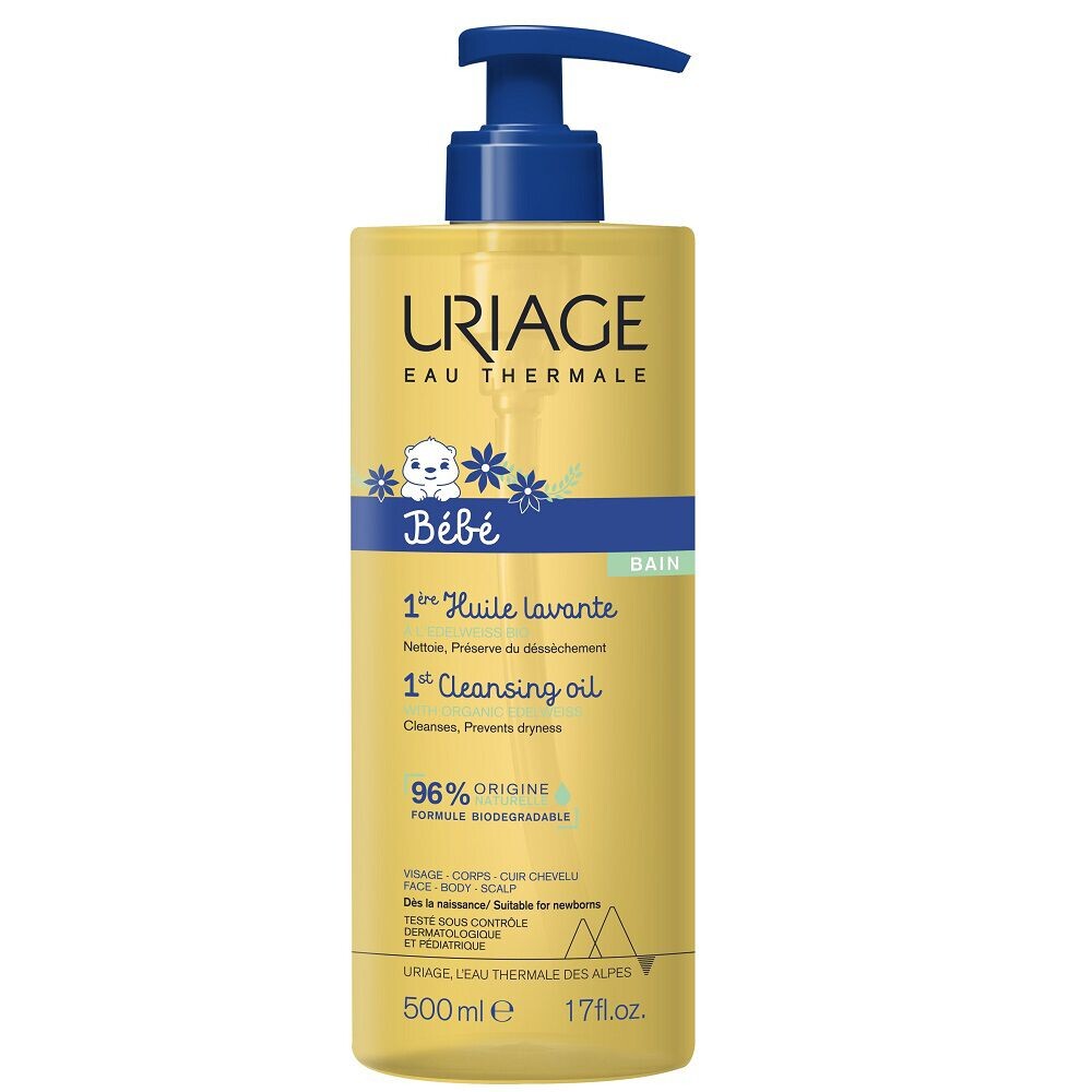 

Очищающее масло для детей Uriage Bebe, 500 мл