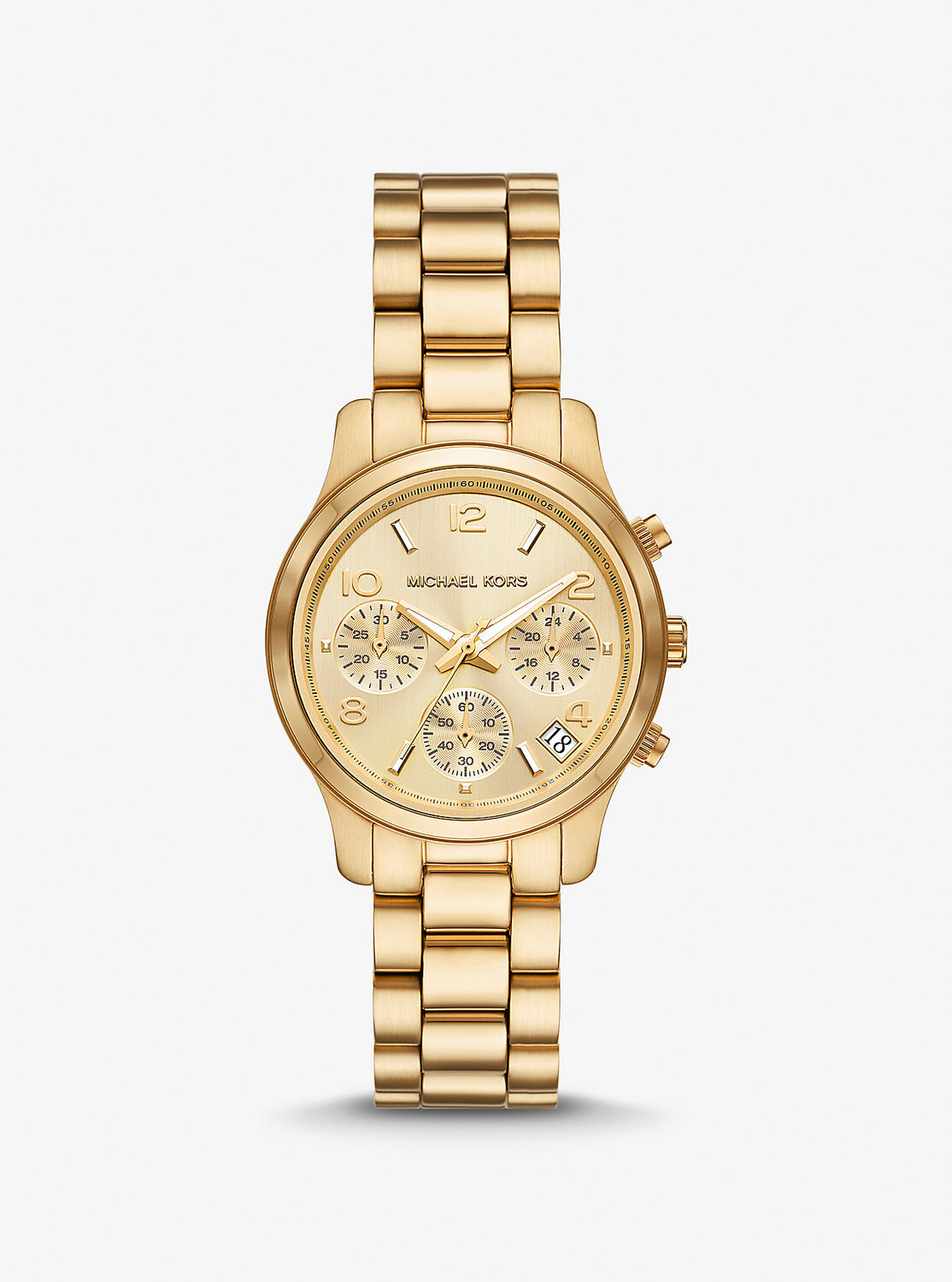 

Золотистые мини-часы Runway Michael Kors, желтый