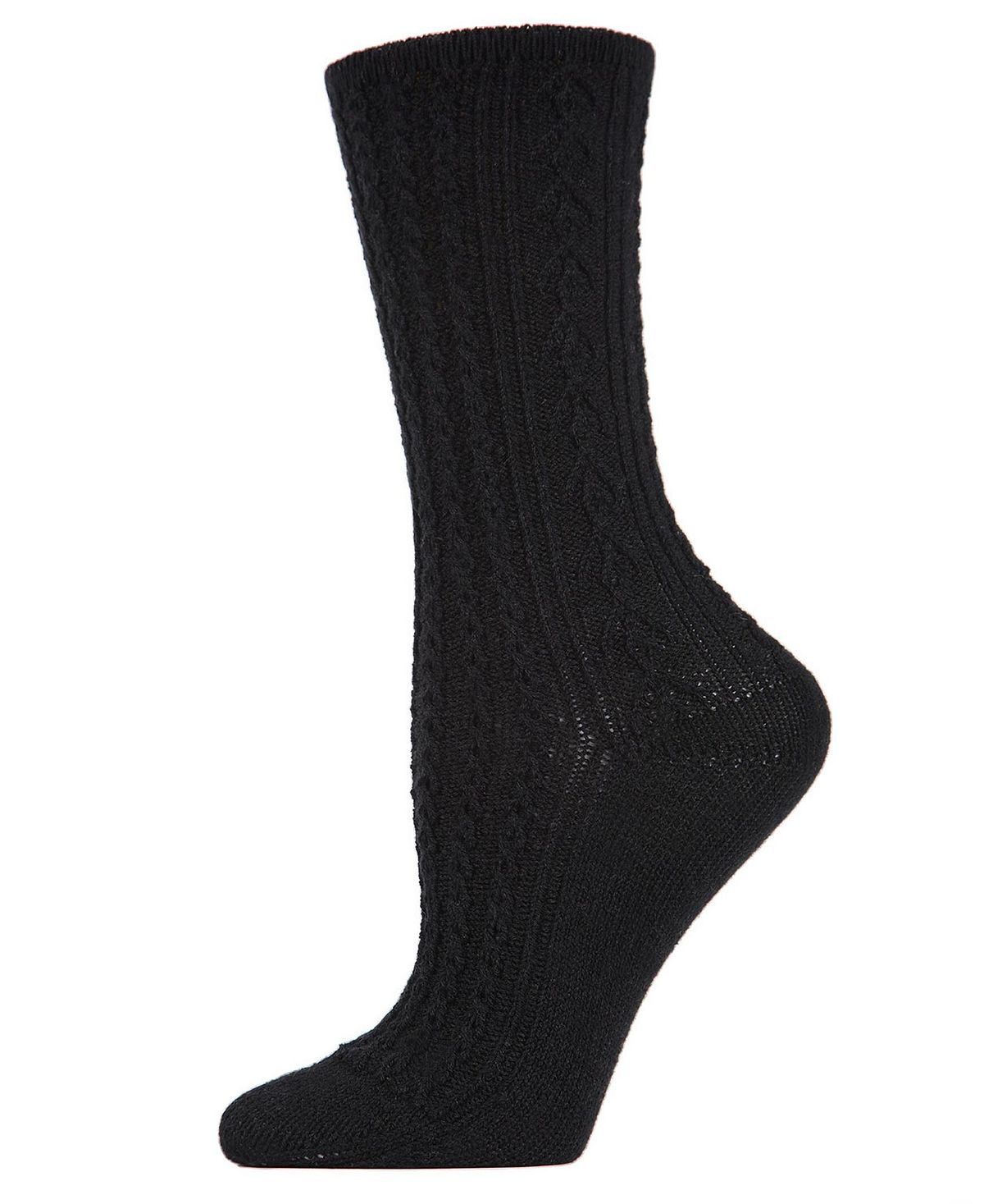 Классические дневные женские носки круглой вязки MeMoi, черный
