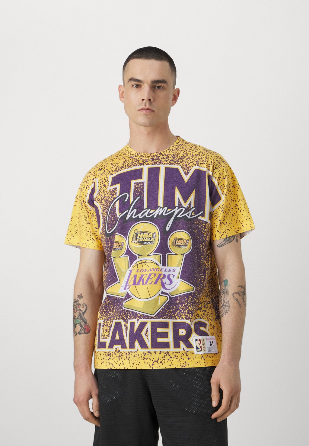 

Team Nba Los Angeles Lakers Champ City Sublimated Tee Mitchell & Ness, цвет multi/white