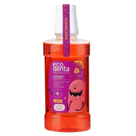 

Ополаскиватель для полости рта For Kids со вкусом клубники для детей со вкусом клубники 250мл Ecodenta