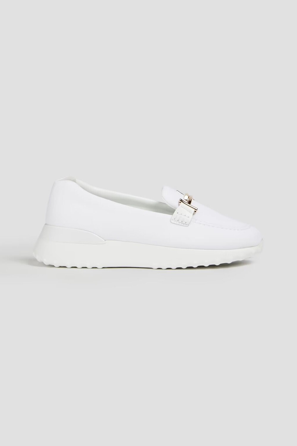 

Лоферы Alber Elbaz Double T на платформе из неопрена Tod'S, белый