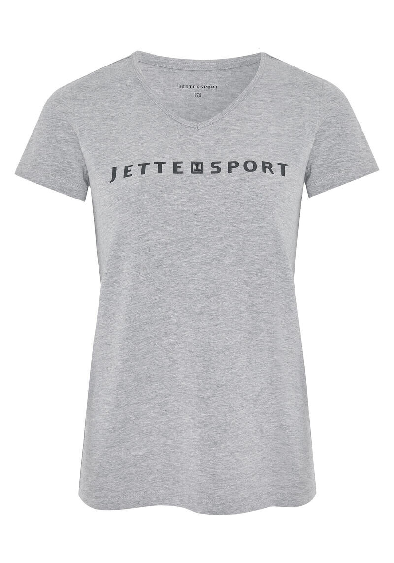 

Футболка с надписью-логотипом JETTE SPORT, цвет grau