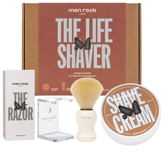 

Набор для ухода за бородой, 5 шт., MenRock The Life Shaver Sandalwood