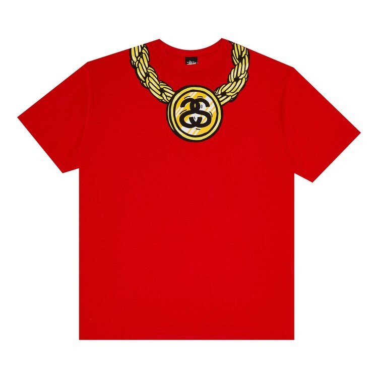 Футболка Stussy Chain 'Red', красный