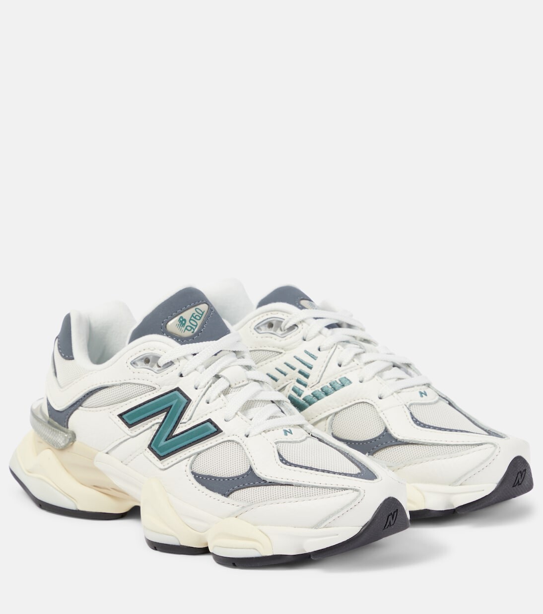 

Кроссовки 9060 с кожаной отделкой New Balance, белый