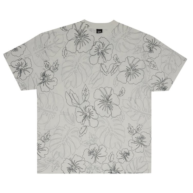 Футболка Stussy Gear Hawaiian Flower 'White', белый