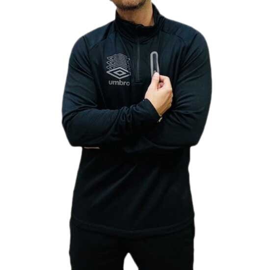 

Толстовка Umbro Terrace Poly Half Zip, черный
