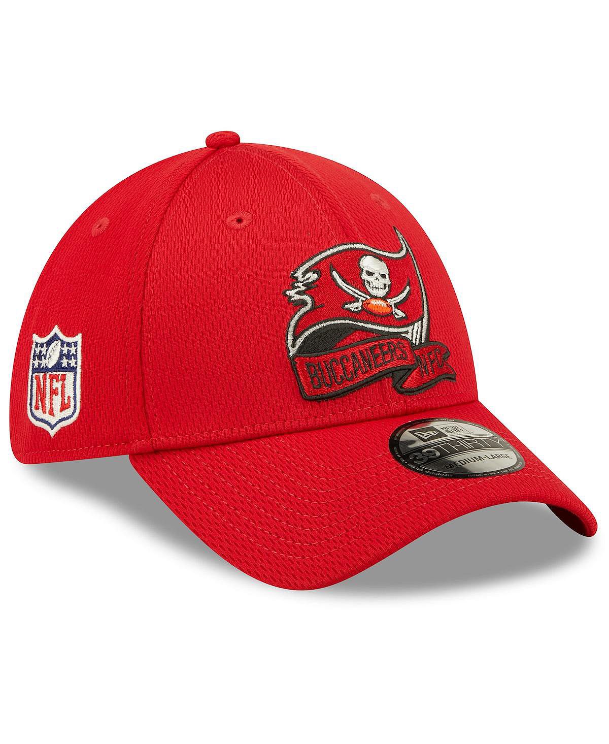 

Мужская красная бейсболка Tampa Bay Buccaneers 2022 Sideline 39THIRTY Coaches Flex Hat New Era