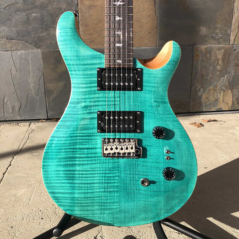 

Электрогитара PRS SE Custom 24-08 Turquoise Electric Guitar