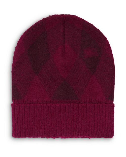 

Шерстяная шапка с аргайлом Burberry, цвет Red