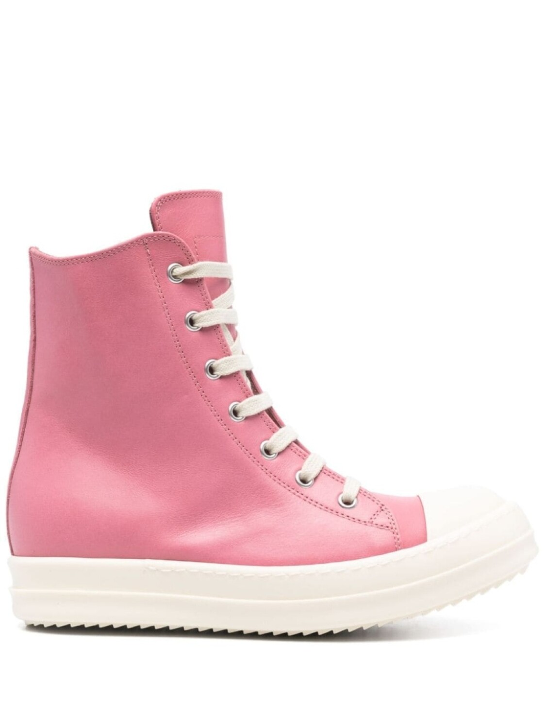 

Rick Owens кожаные кроссовки, розовый