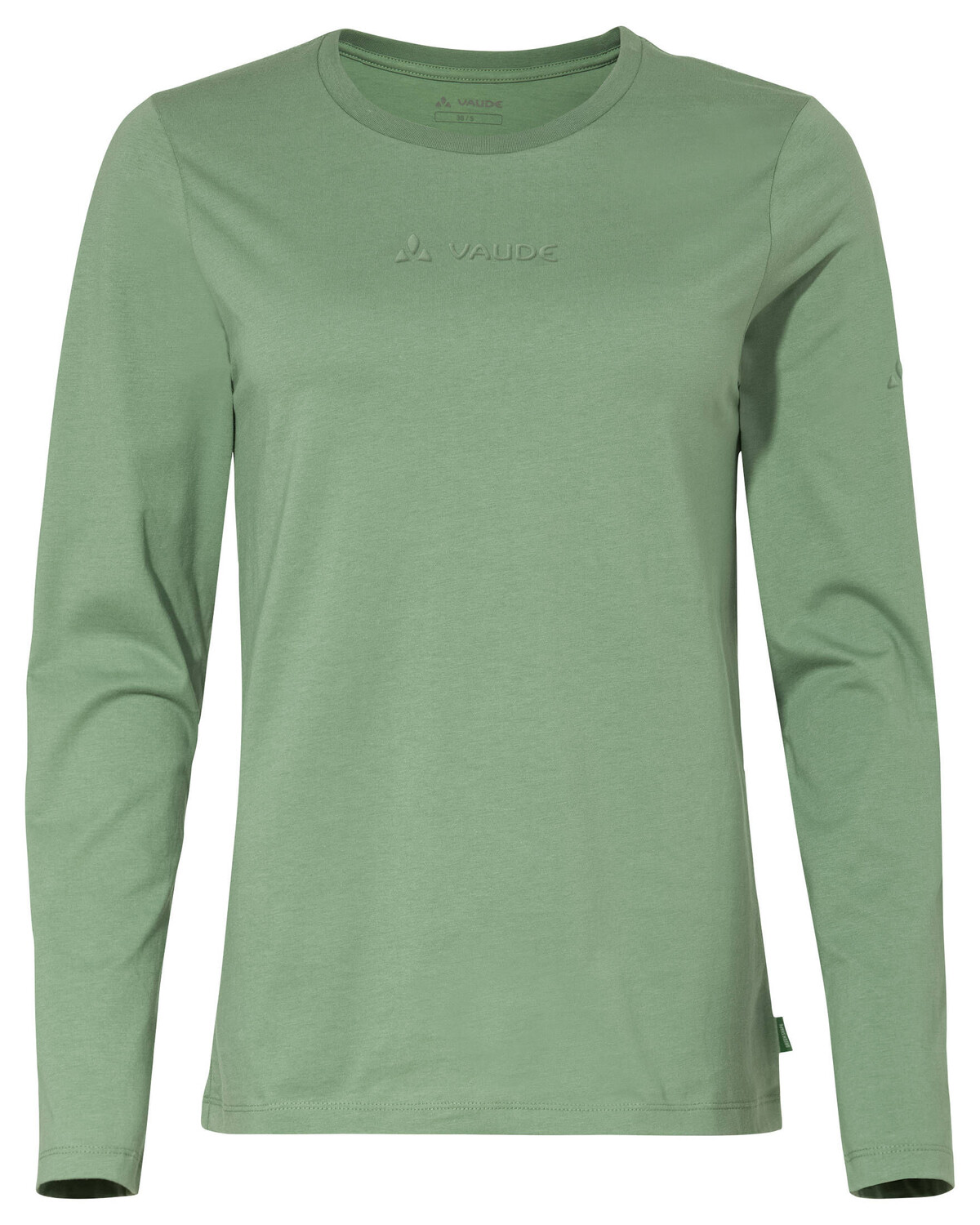 

Футболка женская с логотипом ls tshirt Vaude, зеленый